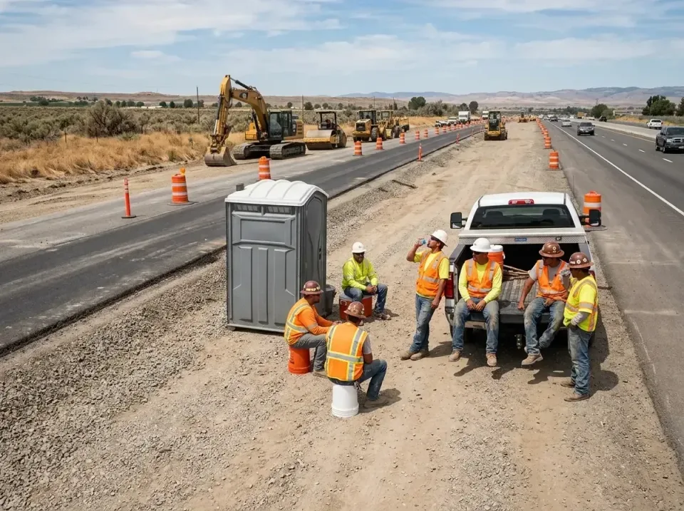 highway-road-construction-crew-007 — frequently asked questions, Porta Potty and Restroom Rentals in Piedmont, SC